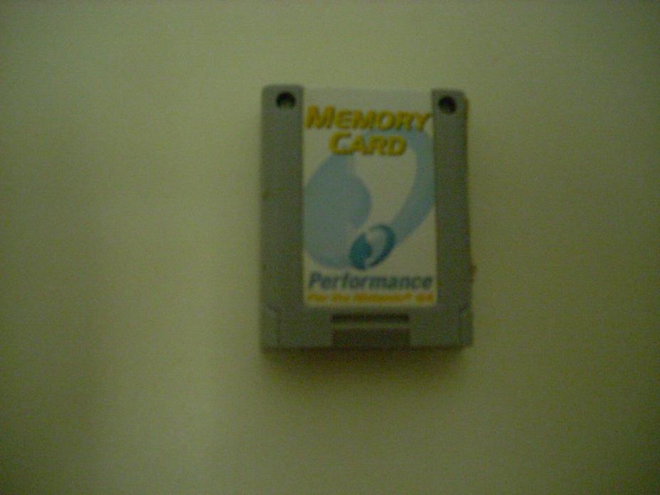 N64 Nintendo 64 Memory Card