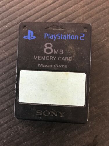 Official OEM Sony Playstation 2 PS2 8MB Magicgate Memory Card E79