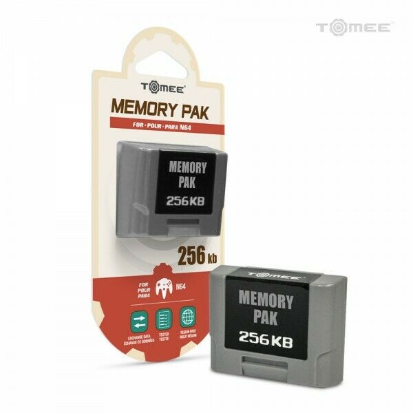 New Memory Pak for Nintendo 64 - 256k N64 Controller Pack Memory Card