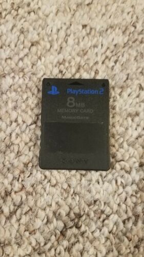 Sony Playstation 2 Memory Card Lot PS2 FREE SHIPPING BLACK Genuine Official OEM