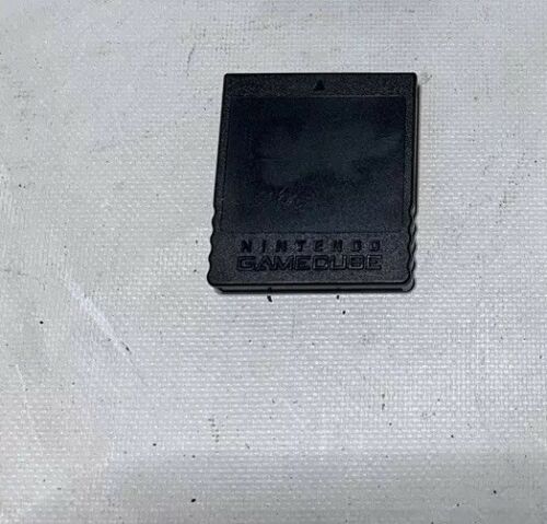 Official Nintendo GameCube Memory Card 251 BLOCK DOL-014 OEM Black*FREE SHIPPING
