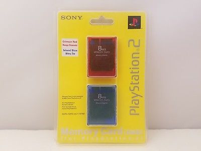 SONY PlayStation 2 / PS2 8MB Memory Card 2 Pack | SCPH-10410 URLIT / 97092