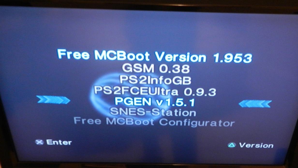 Free McBoot 1.953 PS2 Playstation 2 on 8mb memory card + emulators ships from US