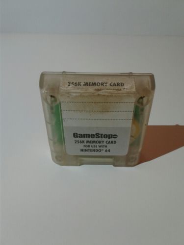 Nintendo 64 N64 Memory Card - 256k  Gamestop Tested Working