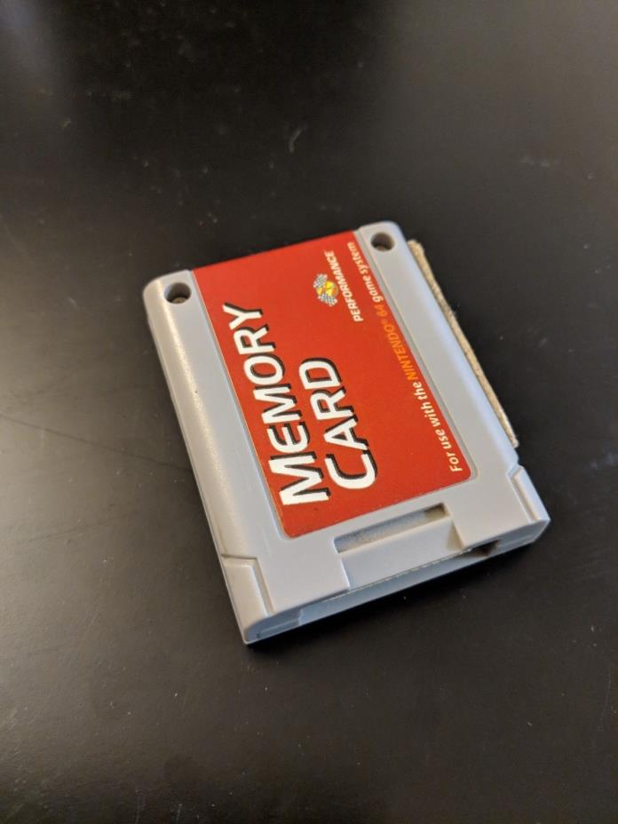 Nintendo 64 Performance Memory Card