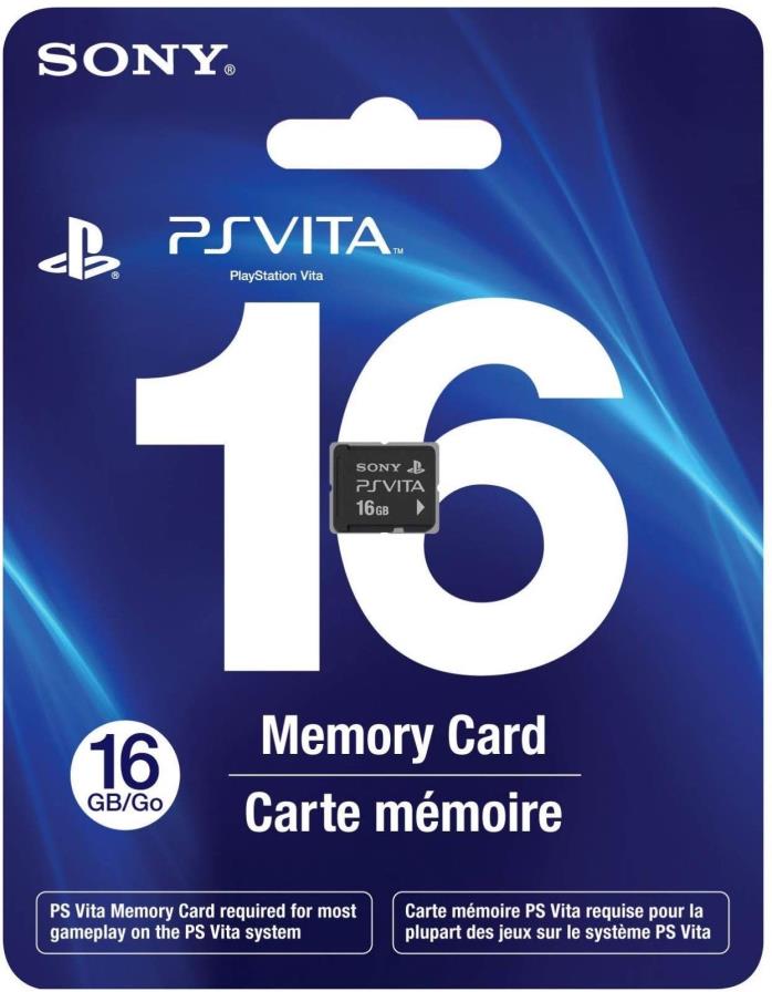 NEW / SEALED SONY 16GB PSVITA PSV PS VITA PlayStation Memory Card