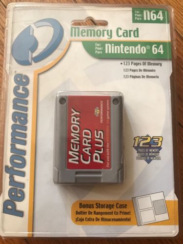 Nintendo 64 Memory Card Performance