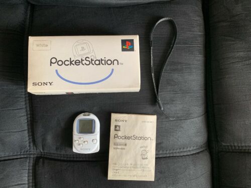 Sony Pocketstation PS1 White SCPH-4000 Official Tested Complete!!