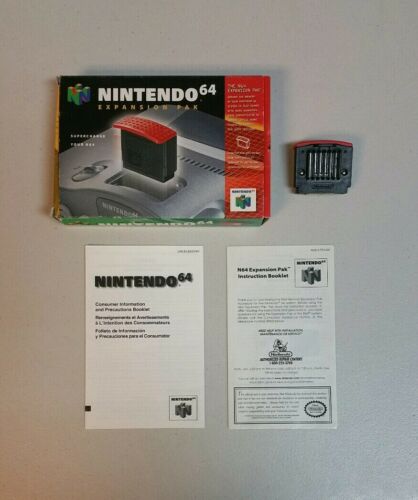 Nintendo 64 Expansion Pak with Original Box & Instructions - FREE SHIPPING!