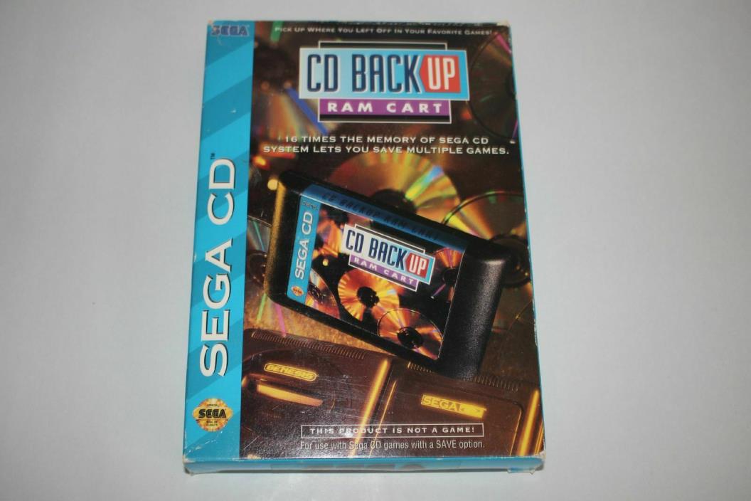 Sega CD Back Up Ram Cart in Original Box