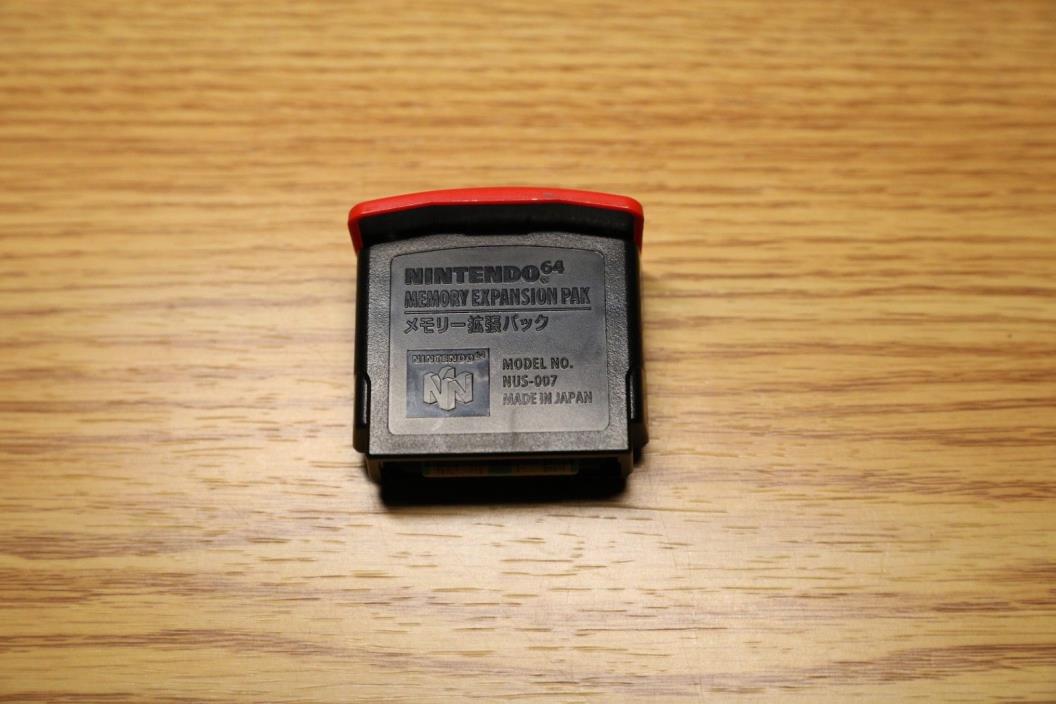 AUTHENTIC Nintendo 64 N64 Memory Expansion Pak NUS007 - TESTED & WORKS