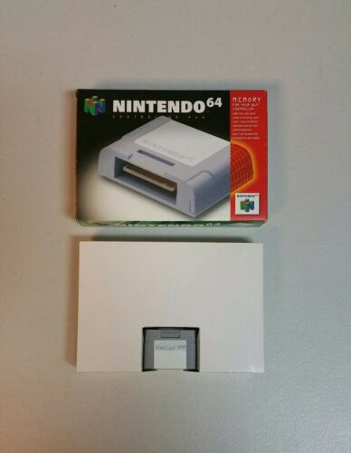 Controller Pak Memory (Nintendo 64 N64) w/ Insert and Box - FREE SHIPPING!