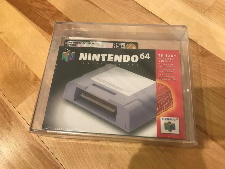 Nintendo 64 Controller Pak (Nintendo 64 1999) Sealed Graded VGA 85+ GOLD