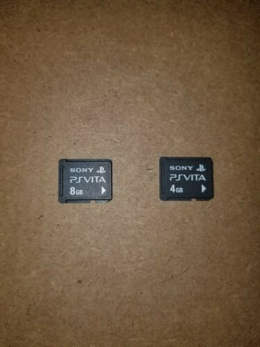 PS Vita 8gb and 4gb Playstation Vita memory card lot used adult owned
