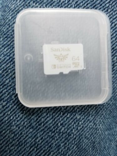 NEW! Nintendo Switch Sandisk MicroSDXC Memory Card 64GB Zelda