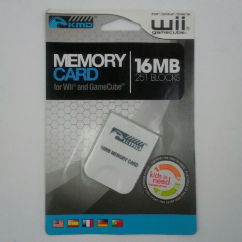KMD 16 MB 251 Blocks Memory Card For Nintendo Wii And GameCube System