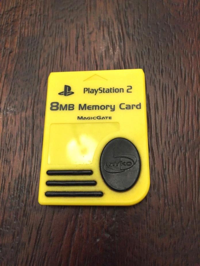 Playstation 2 memory card- 8mb