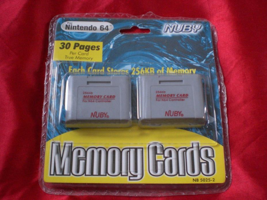 Nuby Nintendo N64 Memory Cards