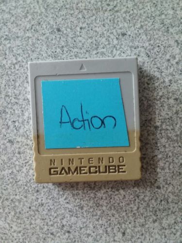 Used Gamecube 59 Block Memory Card