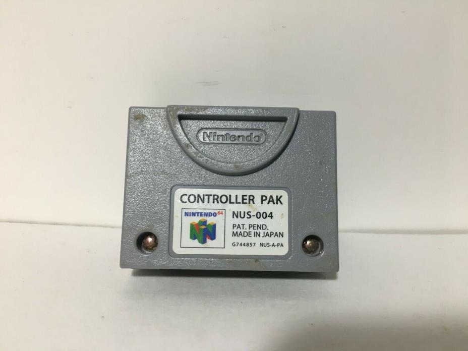 Official OEM Controller Pak Memory Card for Nintendo 64 N64 Pack