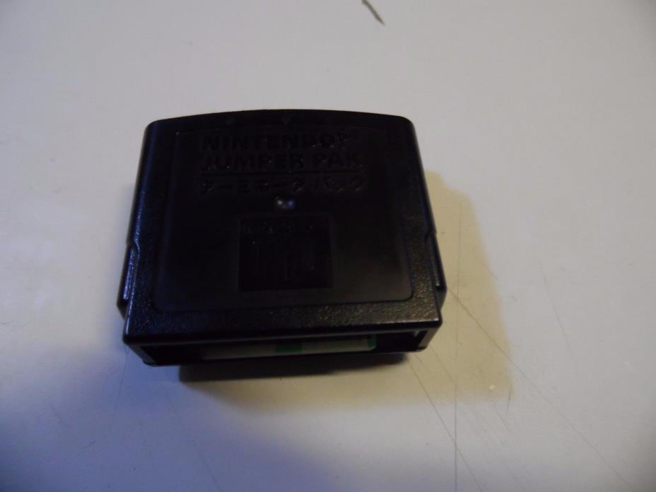 Vintage Nintendo 64 Jump Jumper Pack Pak Memory Card For N64