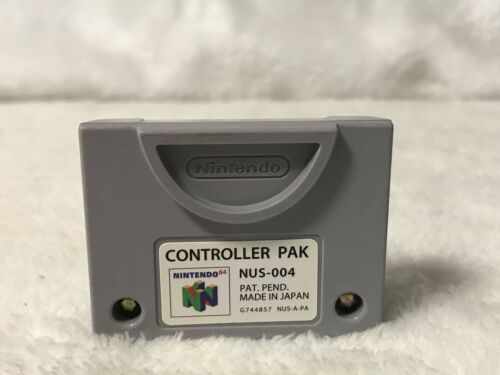 Original Nintendo 64 N64  Controller Memory Pak Pack Nus-004 Tested Ships Fast