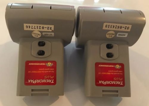 Lot Of Two Nintendo 64 N64 Tremor Pak Rumble TremorPak Accessory by Performance