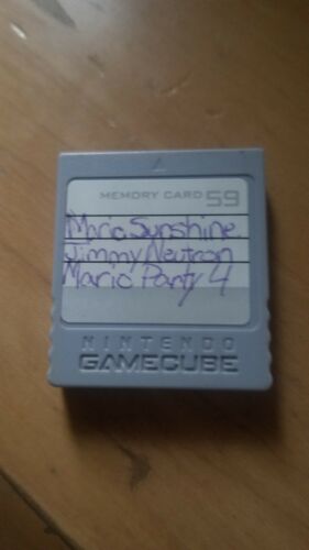 Nintendo GameCube Memory Card 59 Official Authentic