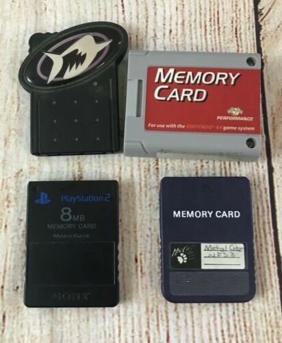 Playstation & Nintendo Memory Card Lot!!!