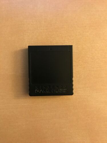 Original Genuine OEM Nintendo Gamecube Memory Card 251 Blocks Black DOL-014