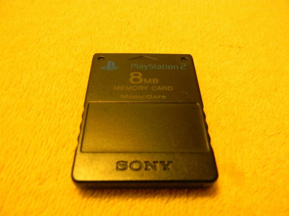 - SONY PLAYSTATION 2 OFFICIAL 8MB MEMORY CARD - PRE OWNED -