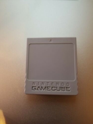 Authentic Gamecube Memory Card Official GameCube Original 59 Blocks Genuine