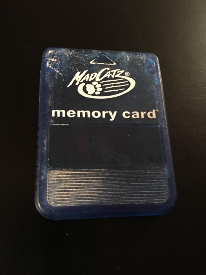 Mad Catz Blue PlayStation Memory Card