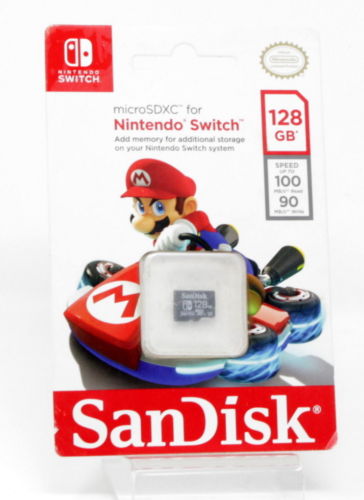 SanDisk 128GB microSDXC UHS-I card for Nintendo Switch - SDSQXAO