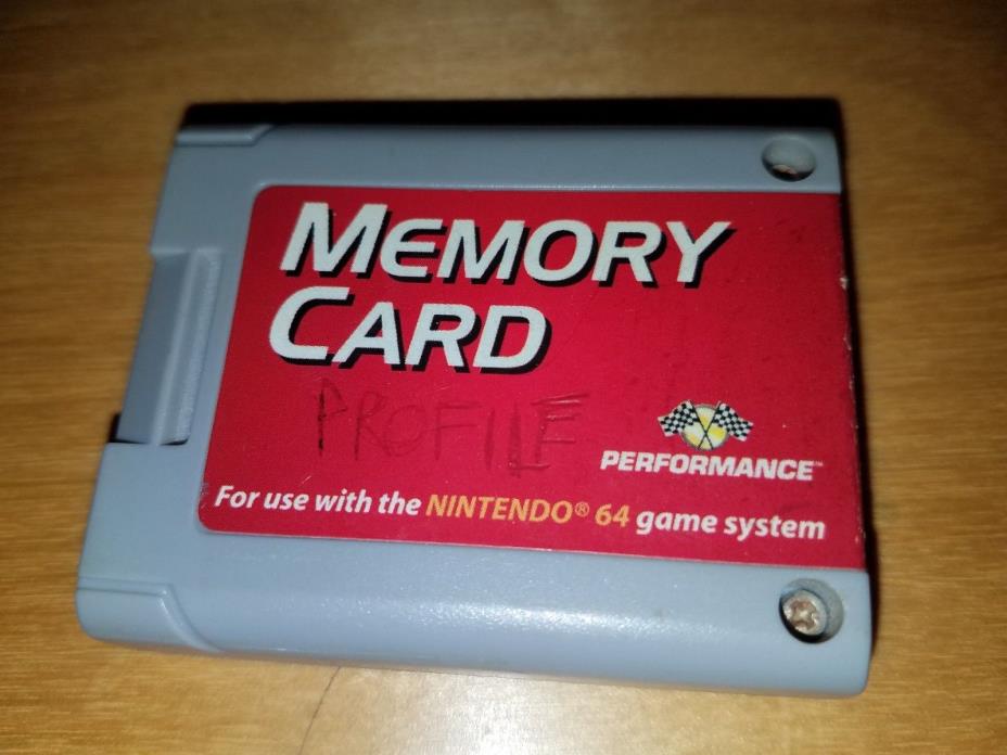 Nintendo 64 N64 Memory Card Pak Performance -- tested