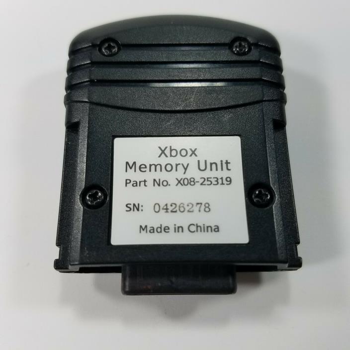 Genuine Xbox Memory Card Unit - X08-25319 - Original Xbox - Fast Free Shipping!