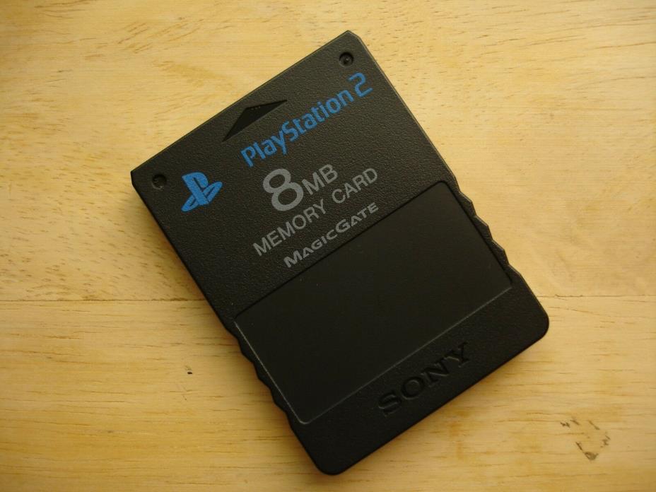 ?? Sony PlayStation 2 Black Memory Card (8MB)