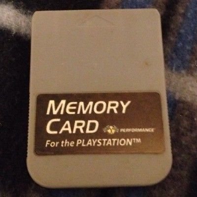 Playstation Memory Card *GUC* (Tested And Works) See Details And Pics