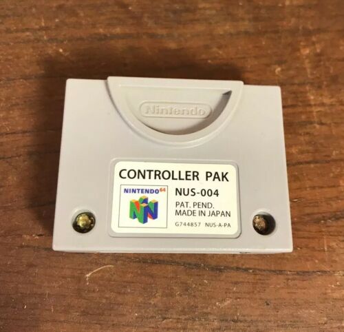 Official Nintendo 64 N64 OEM Video Game Memory Card Controller Pak Pack NUS-004