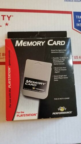 Sony Playstation - Performance Memory Card - 15 Blocks!