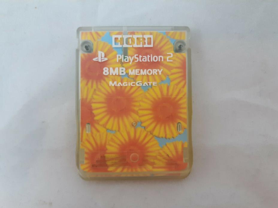 Hori MEMORY CARD Marguerite Sunflower version (Playstation 2) ~ US Seller ~ 8MB