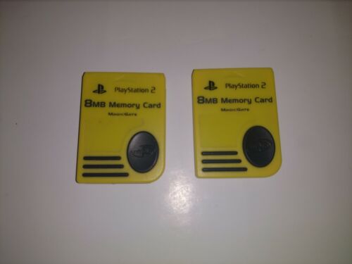 PlayStation 2 Memory Card lot of 2
