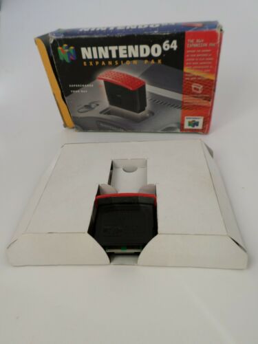 NINTENDO 64 - N64 - OFFICIAL EXPANSION PAK - CIB IN BOX (NO INSTRUCTIONS)