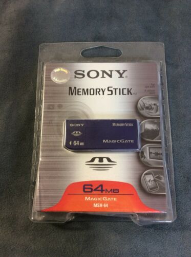 SONY 64MB Memory Stick Magic Gate Images Video Music NIB