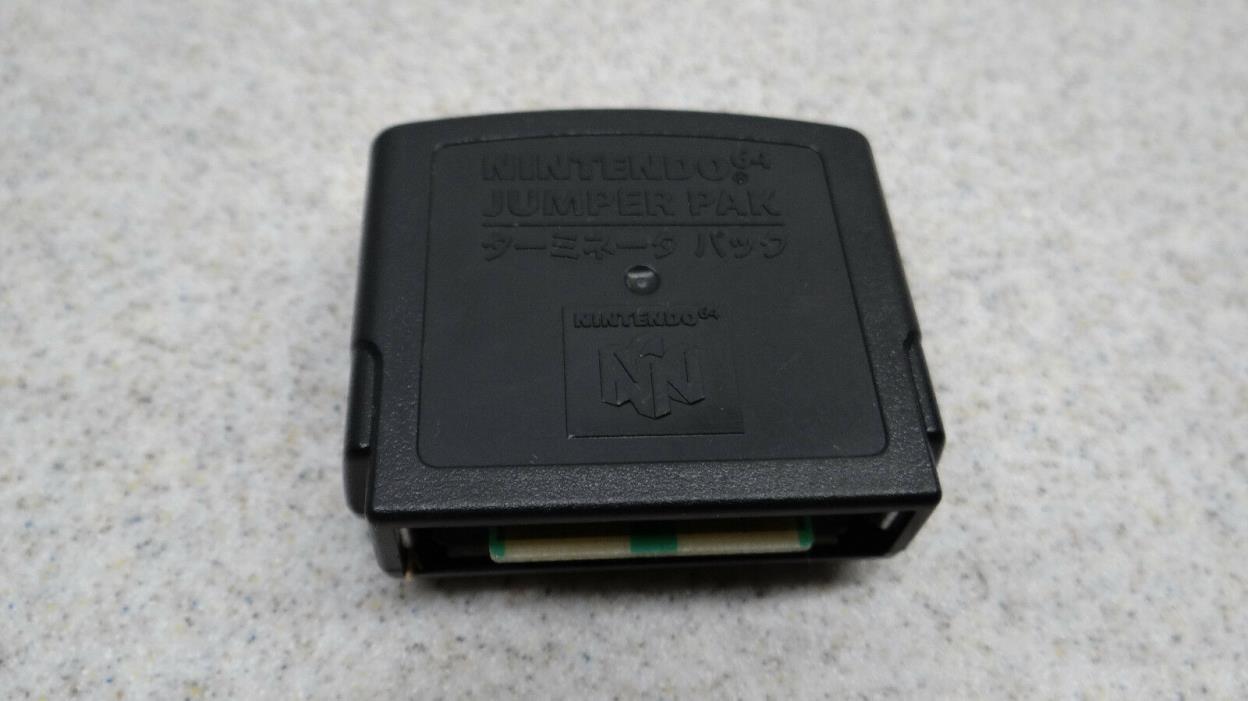 Genuine Nintendo 64 Jumper Pak NUS-008 Original N64 OEM *free shipping