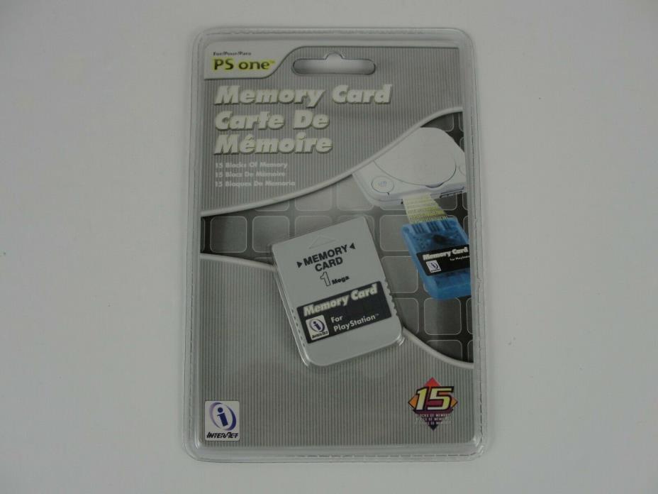 Interact PS One PS1 Sony Playstation -  Memory Card - 15 Blocks! NEW
