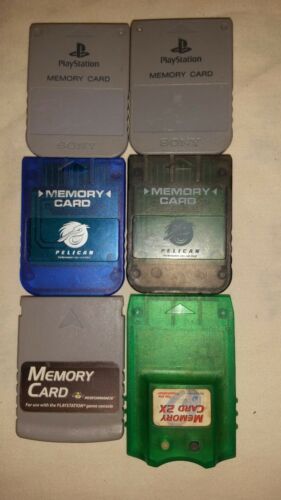 PlayStation memory cards.