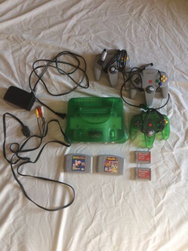 nintendo 64 With 3 Controllers 2 Memory Card Plus Yoshis Story Super Smash Bros