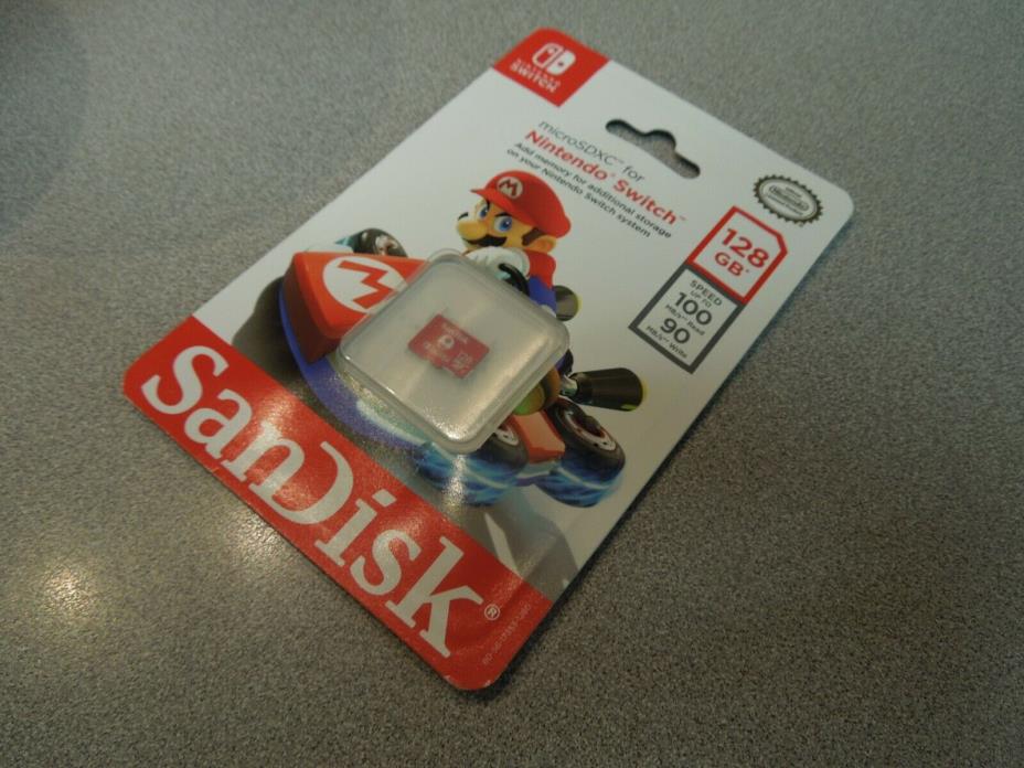 Nintendo Switch Memory Card 128 GB Micro SDXC SanDisk NEW