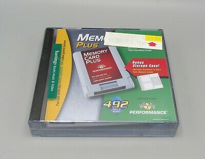 Nintendo 64 N64 Memory Card Plus Performance - Sealed